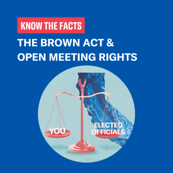 brown act and meeting rights icon