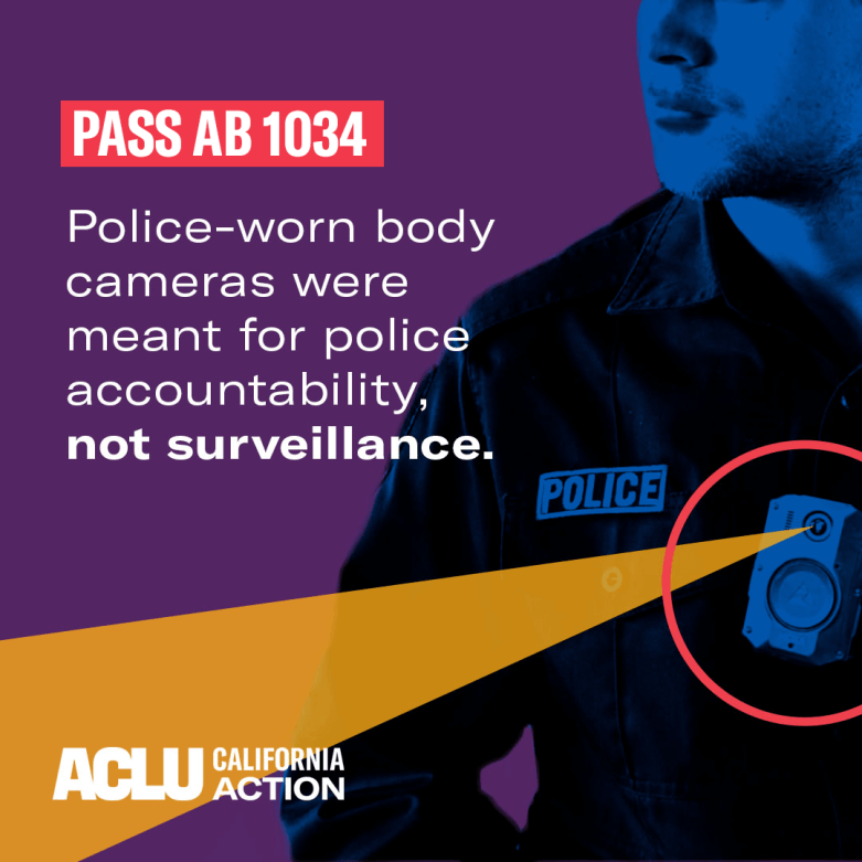 KEEP FACE SURVEILLANCE OFF POLICE BODY CAMERAS | ACLU of Northern CA