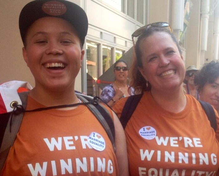 Ashton Lee and his mother, Catherine