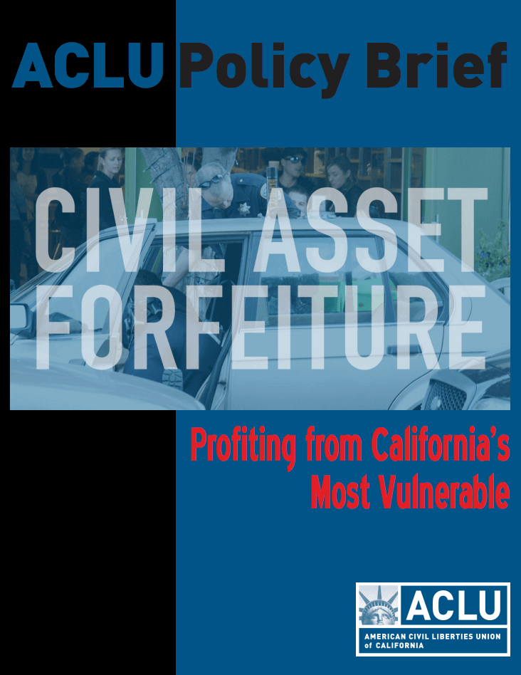 asset forfeiture report cover