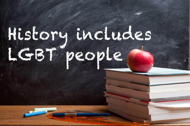 History includes LGBT people