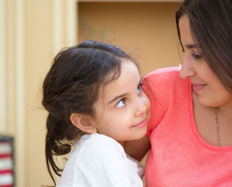 mother and daughter