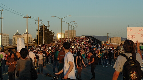 Occupy Oakland protest