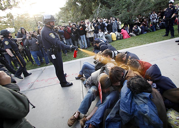 U.C. Davis pepper spray protest