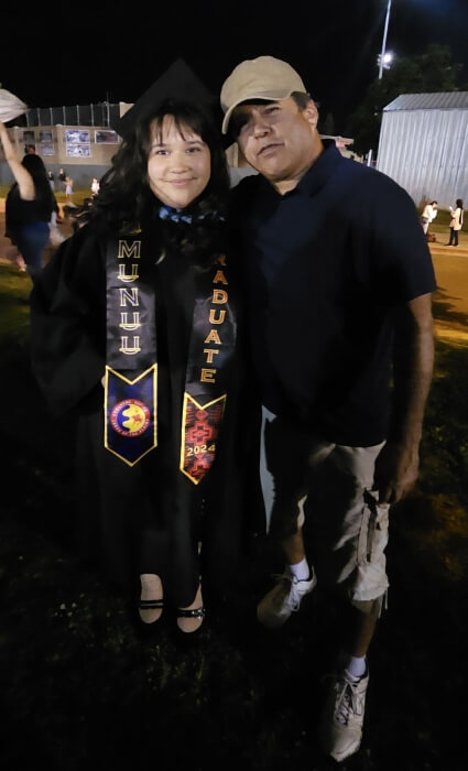 Ray Rocha and his daughter Jenny