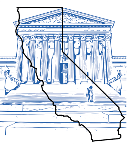 Outline of California Overlays the Supreme Court