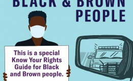 Know Your Right's for Black and Brown people