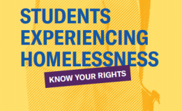 students experiencing homelessness know your rights