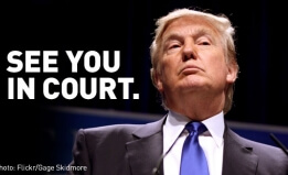 Trump - see you in court